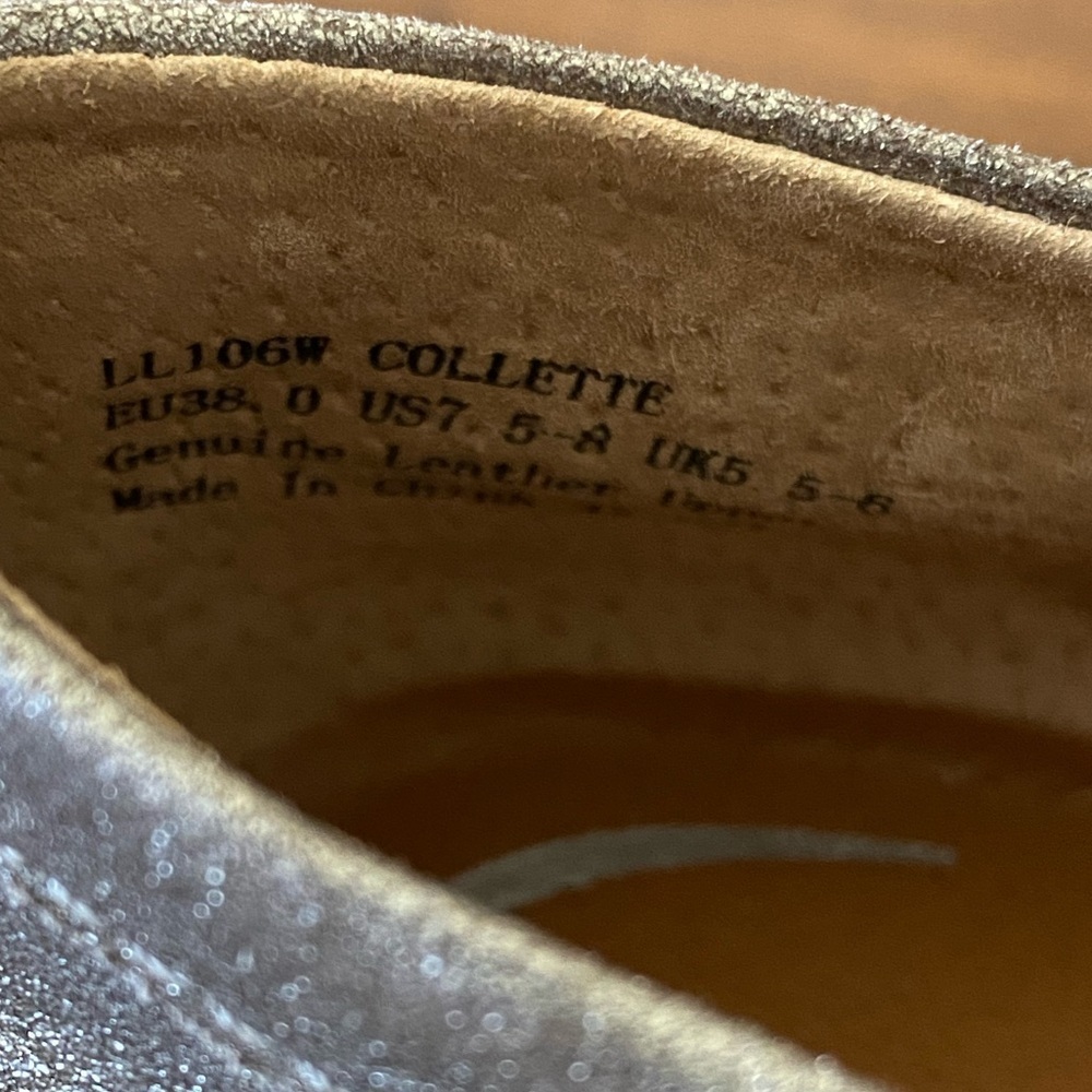 Aetrex Womens Collette Loafer Shoe - Brushed Silver NWT Size EU 38 US 7.5-8 - Picture 11 of 11